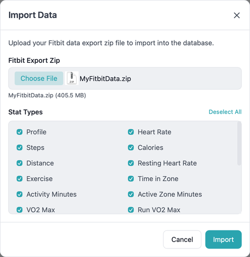 Import Data